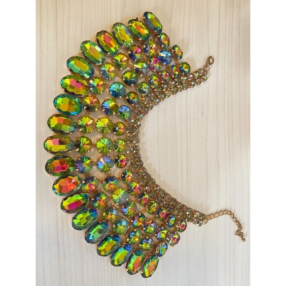 Jewelry - Rainbow/Mermaid Vintage Choker Necklace With Earrings